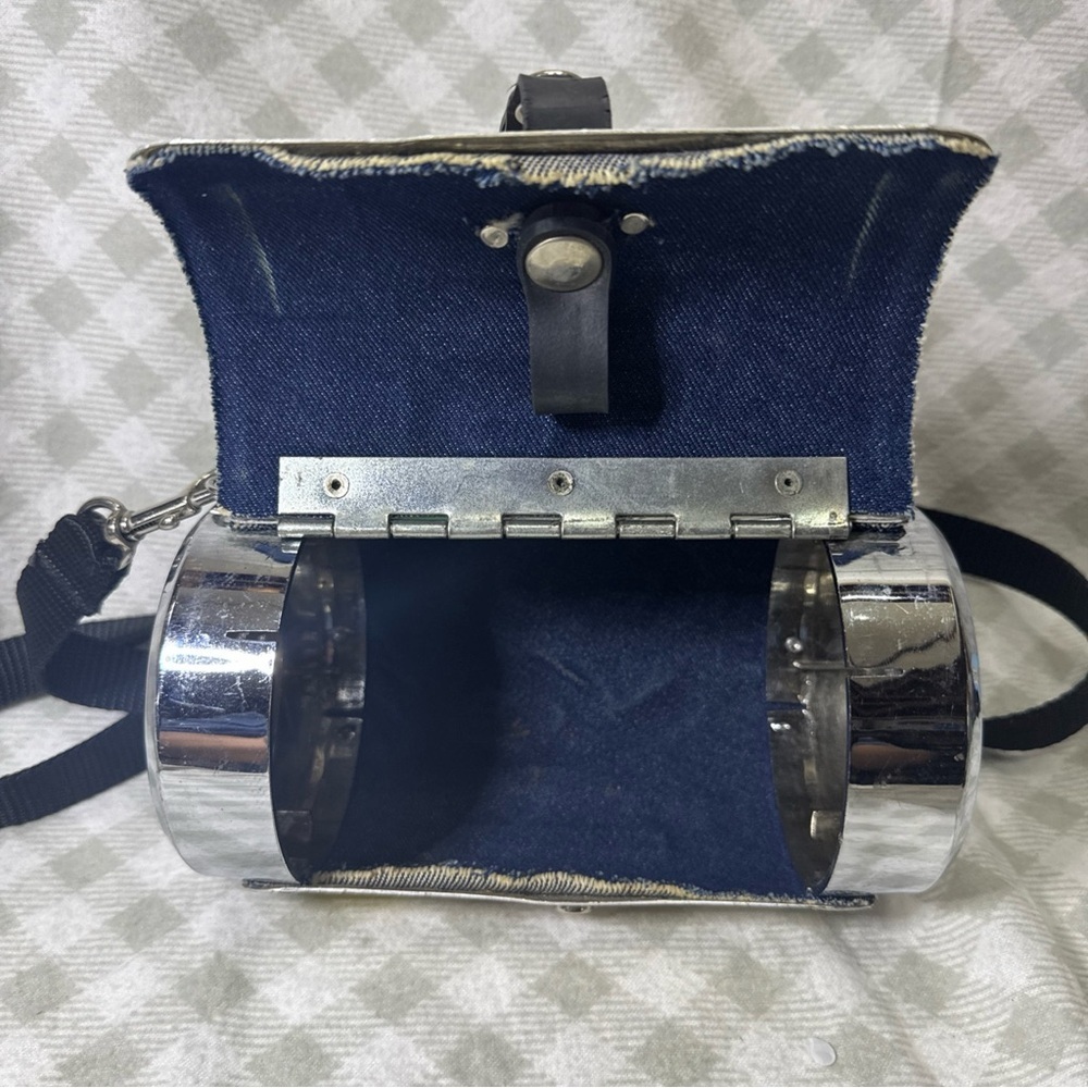 Rare Little Earth Florida License Plate Harley Davidson Barrel Purse Handbag - Picture 2 of 8